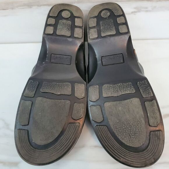 BOC WOMEN'S LEATHER CLOGS SIZE 8 BLACK - Picture 5 of 7